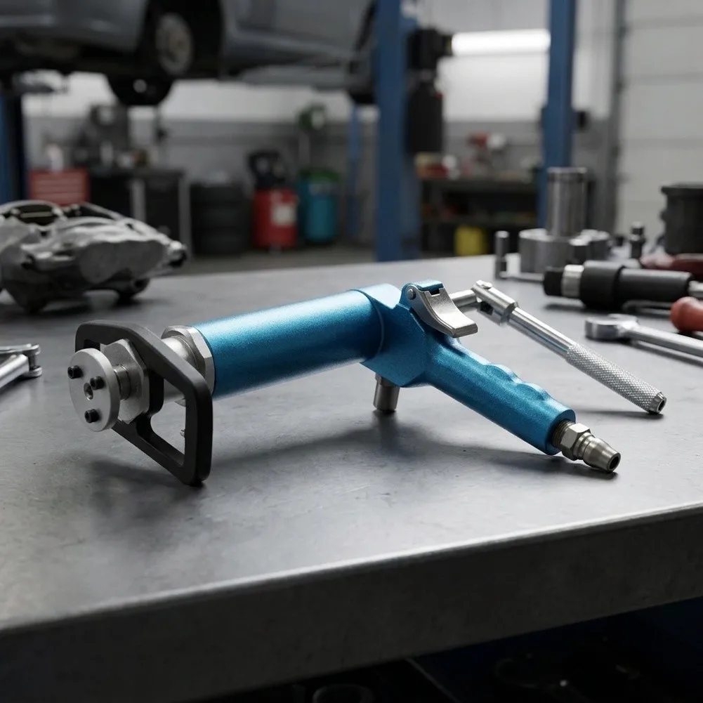 Air Operated For Brake Caliper Tool for For piston Retraction and For Brake Pad Replacement on Multiple Vehicles
