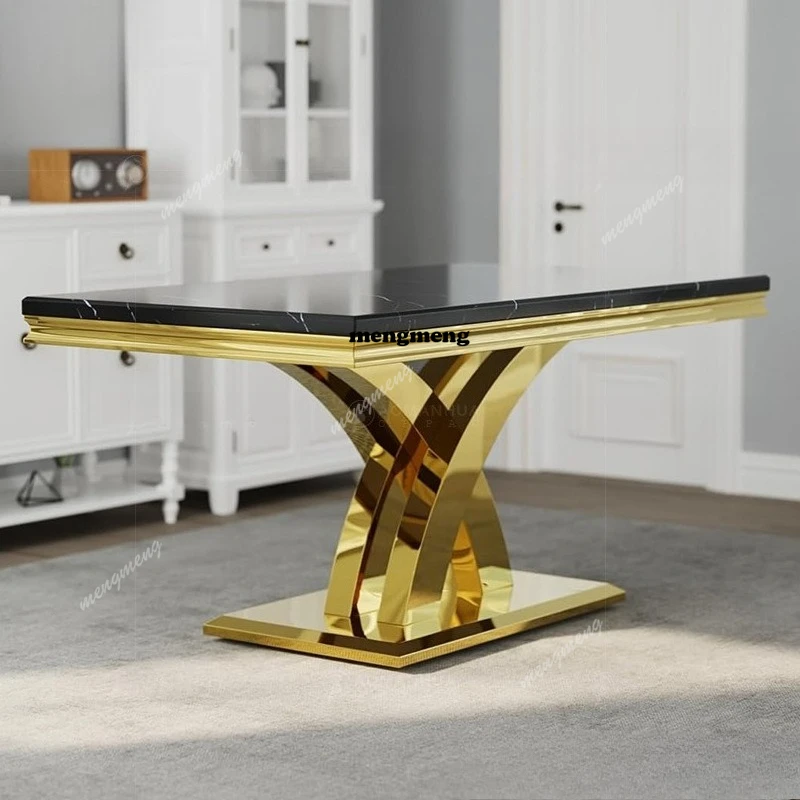 Light luxury marble dining table Premium luxury dining table