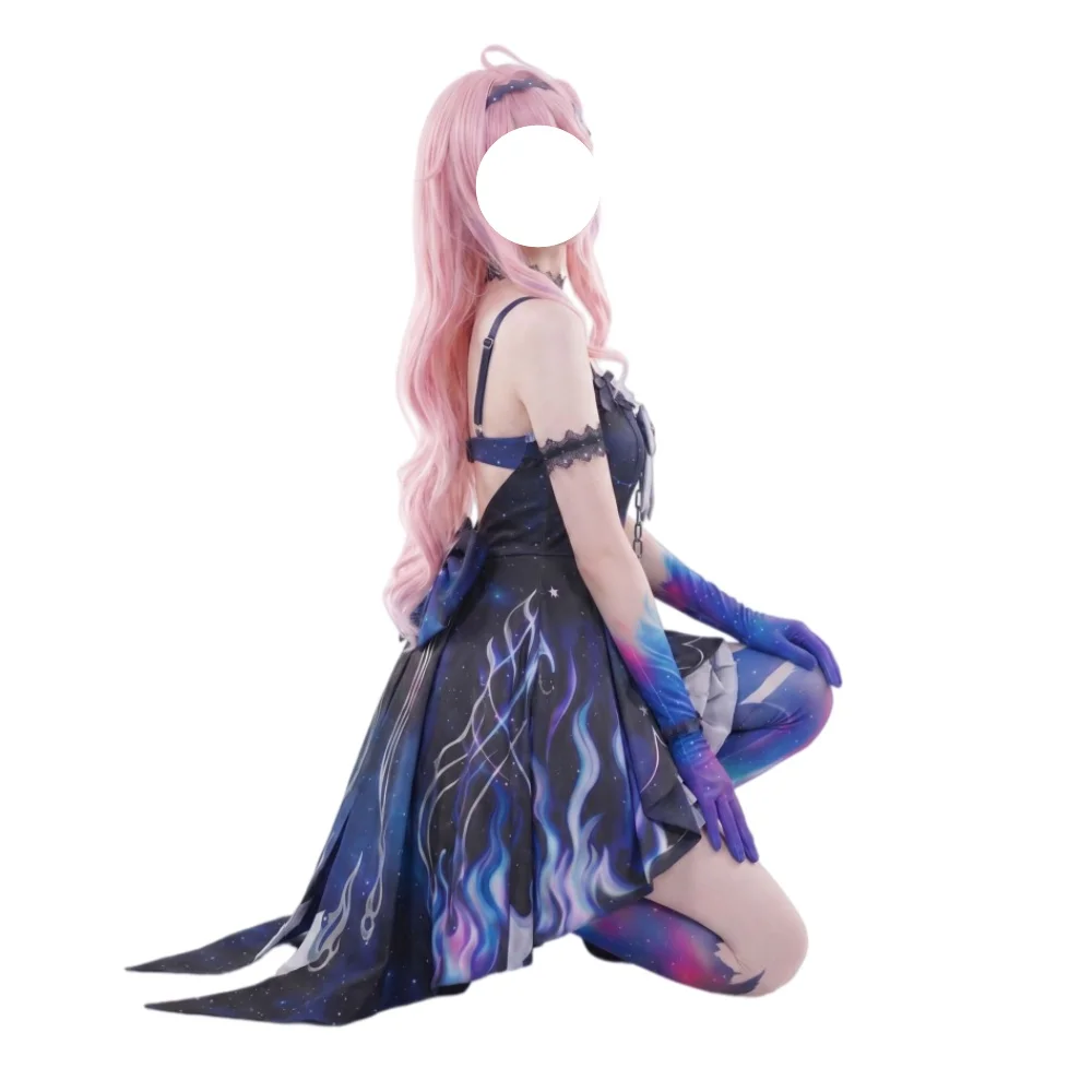 Wuthering Waves Denia Cosplay Costume Denia Dress Socks Gloves Full Set Anime Role Playing Costume