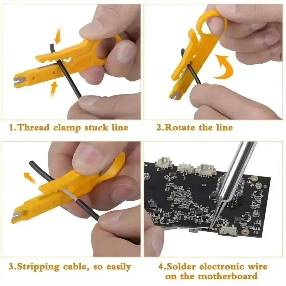 

15Pcs/set 60W Electric Soldering Iron Welding Tool Kit Heat Insulation Mat EU/US Plug LCD Soldering Iron Kit Internal Heat