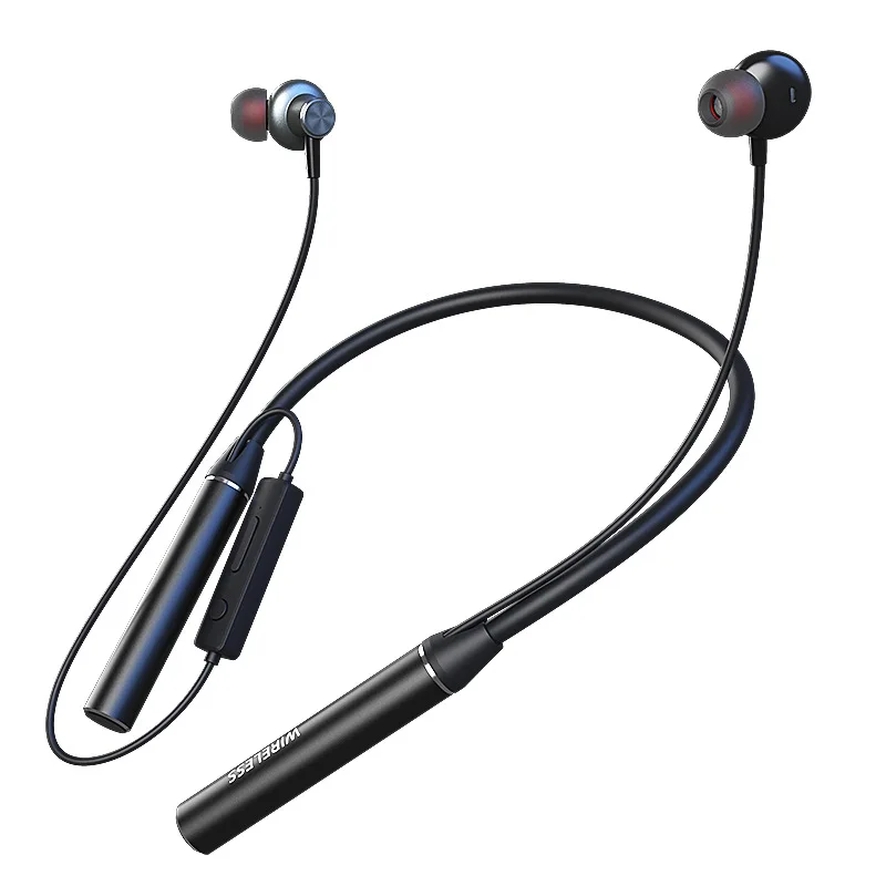 80 Hours Endurance Bass Bluetooth Headset With Microphone Stereo Neckband Headset Sports Headset TF Card