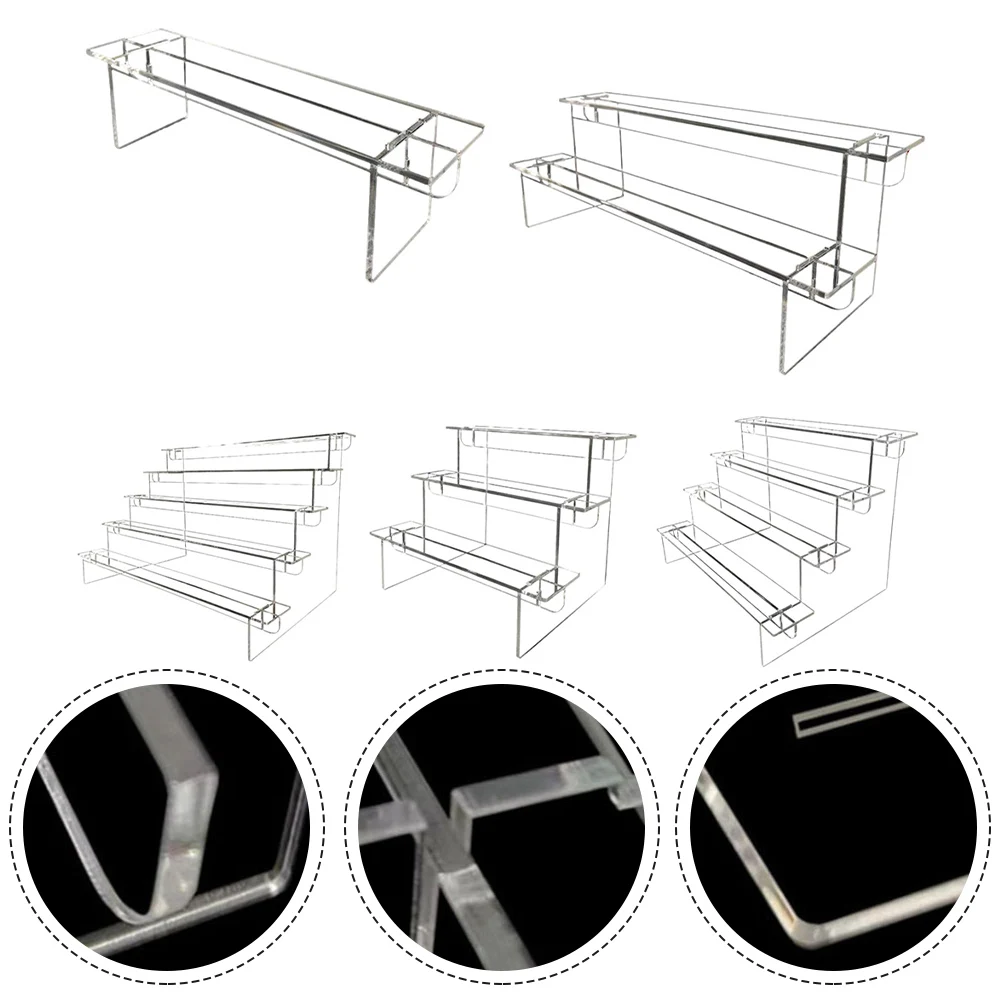 Acrylic Display Stand Clear Display Riser Rack For Cupcake Dessert Perfume Display Riser Jewelry Display Shelf Model Display