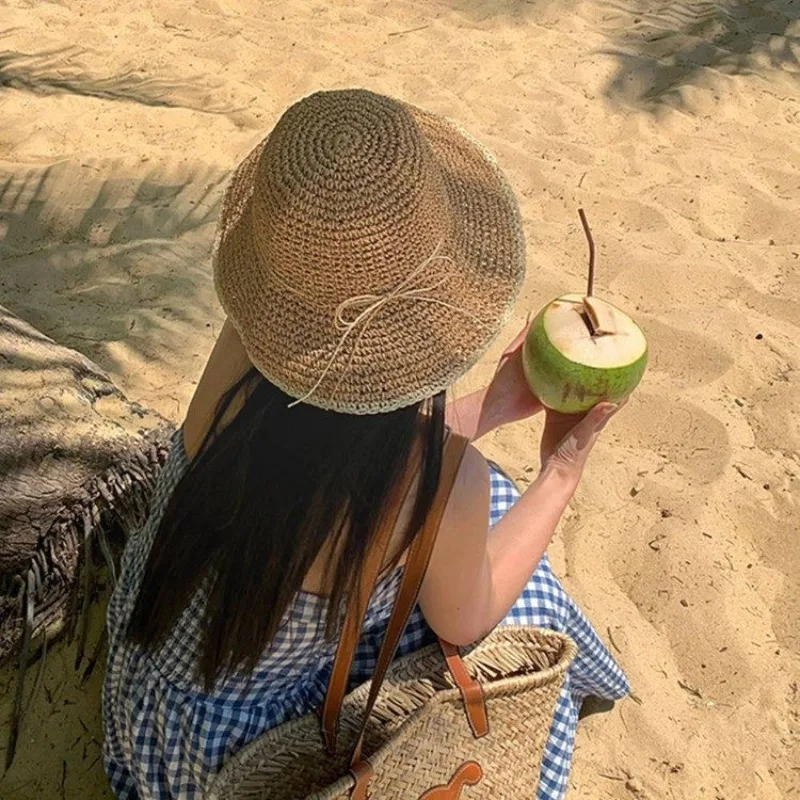 1pc Women's Summer Beach Straw - Hat Floppy Wide recensie en prijs