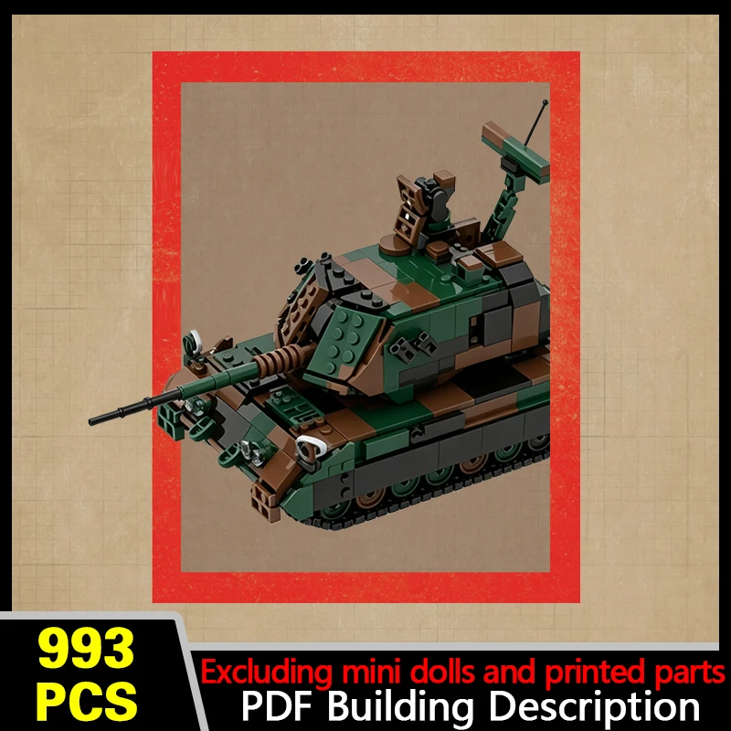 Self-Propelled Anti-Aircraft Gun Model MOC Building Bricks War Equipment Modular Technology Gifts Holiday Assemble Toys Suit