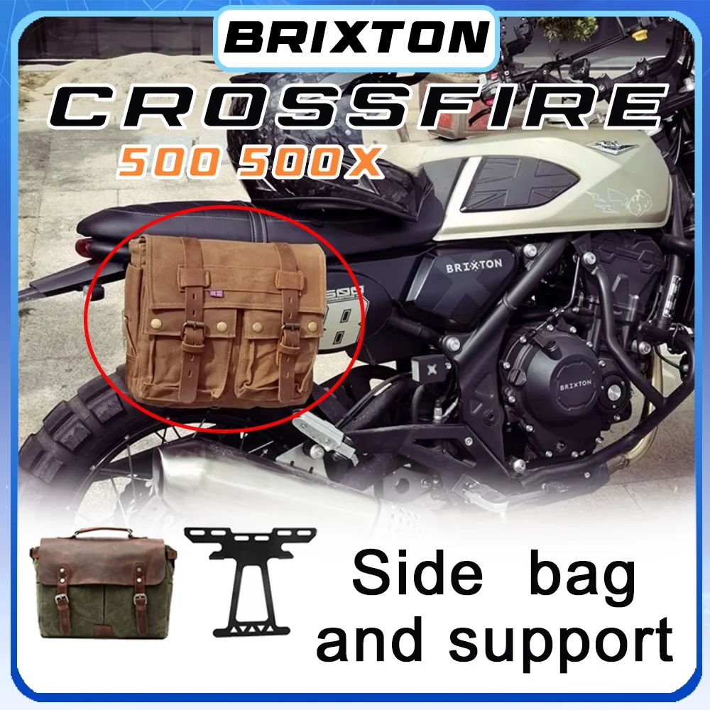 

Cycling bag BRIXTON CROSSFIRE 500 500X side bag and support 500x 500 GK