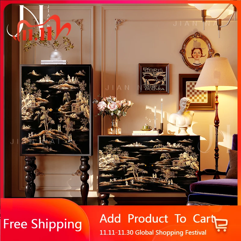 

Display Organizer Living Room Cabinets Closet Shoe Nordic Console Replica Cabinets Craft Accent Luxury Gabinete Salon Furniture