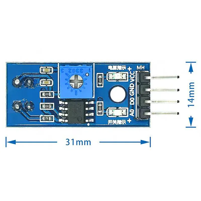 Trace Sensor Trace Module TCRT5000 Infrared Reflective Photoelectric Switches