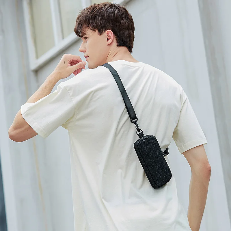 Stylish Men\'s Crossbody Bag New Portable Phone Case Unisex Mini Bag Multi-functional Coin Pouch With Strap Sling Bag men bolsas