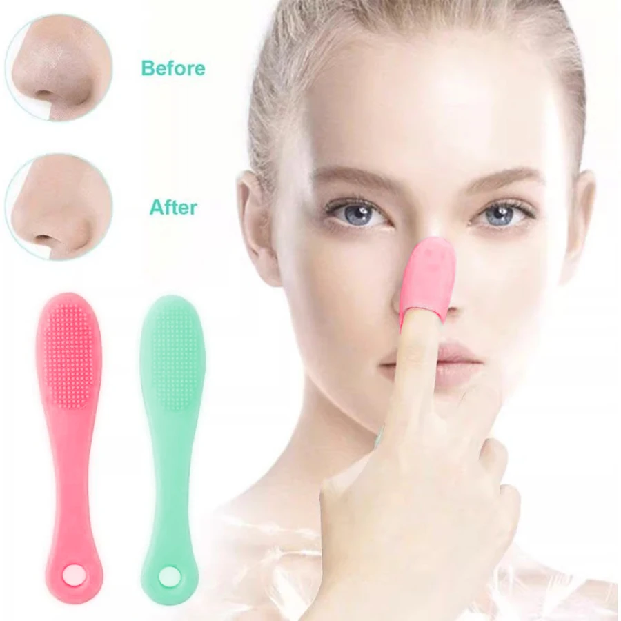 シリコンノーズクリーナー,フェイシャルクリーニング,ブラックヘッドクリーニング,角質除去,フェイスクリーニング,ケアツール,1個