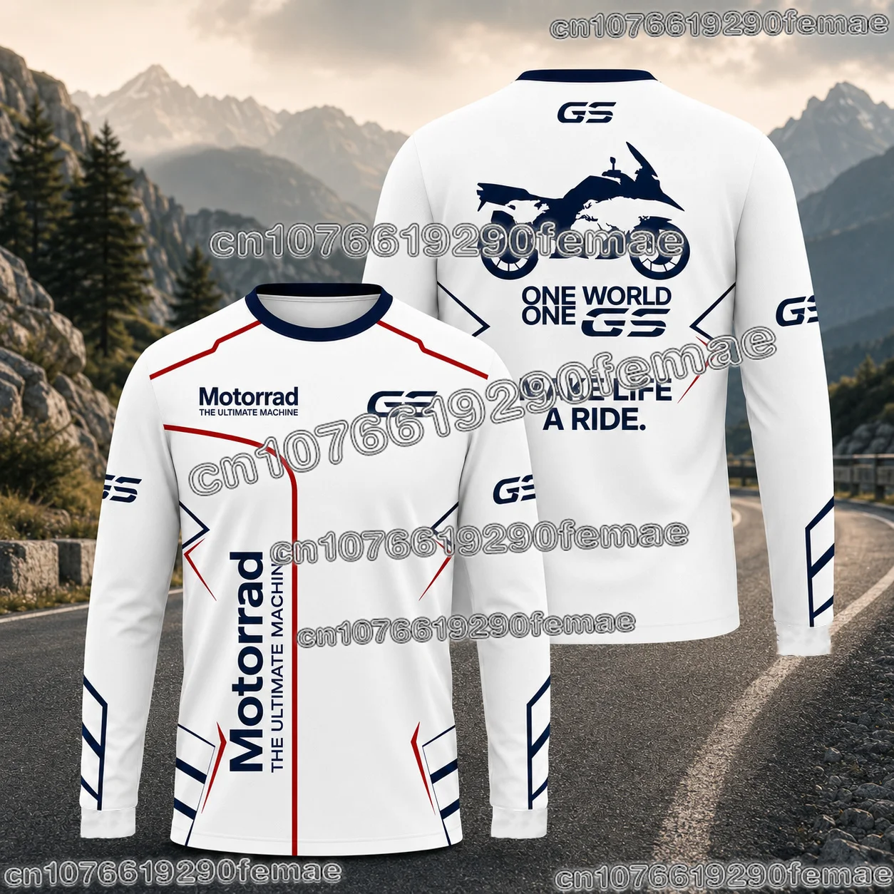2026 Neues GS Adventure Motorrad Langarm-Shirt, Atmungsaktives Sommer-Offroad-Touring-Oberteil für Fahrer – Detail 8