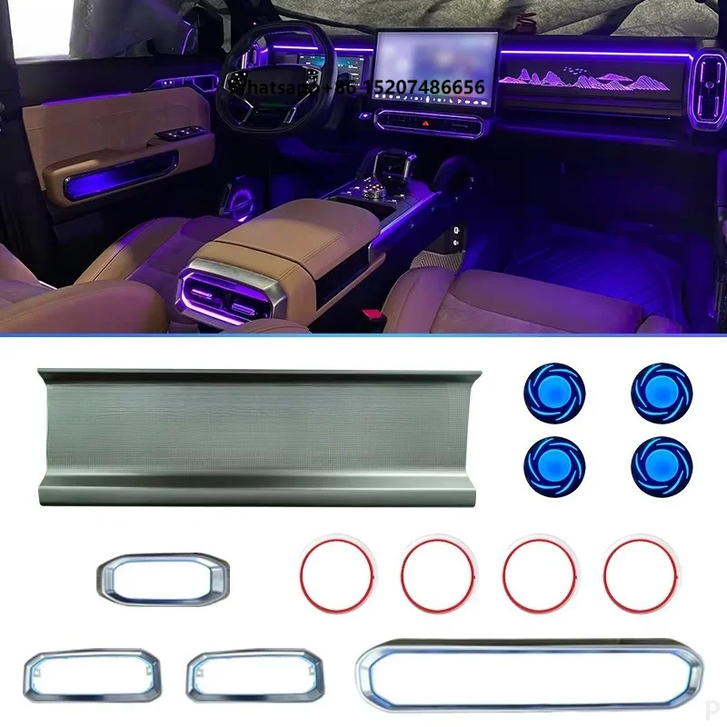 TMPRO Car Interior Ambient Light for T2 2023-2025 RGB LED Atmosphere Lamp LIN Line Solution Modification