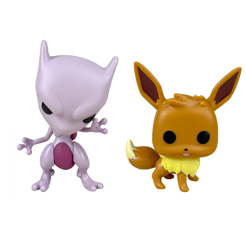 ألعاب شخصيات البوكيمون فانكو بوب أنيمي بيكاتشو # 353 Charizard Mewtwo زينة الحلي شخصية الحركة لهدايا عيد ميلاد الأطفال