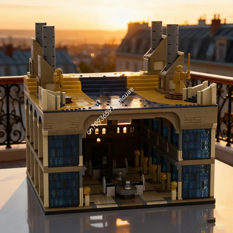 

4674pcs MOC Temple Archives And Veranda Star Model Building Christmas Gifts Blocks Construction Assemble DIY Toy Idea Birthday