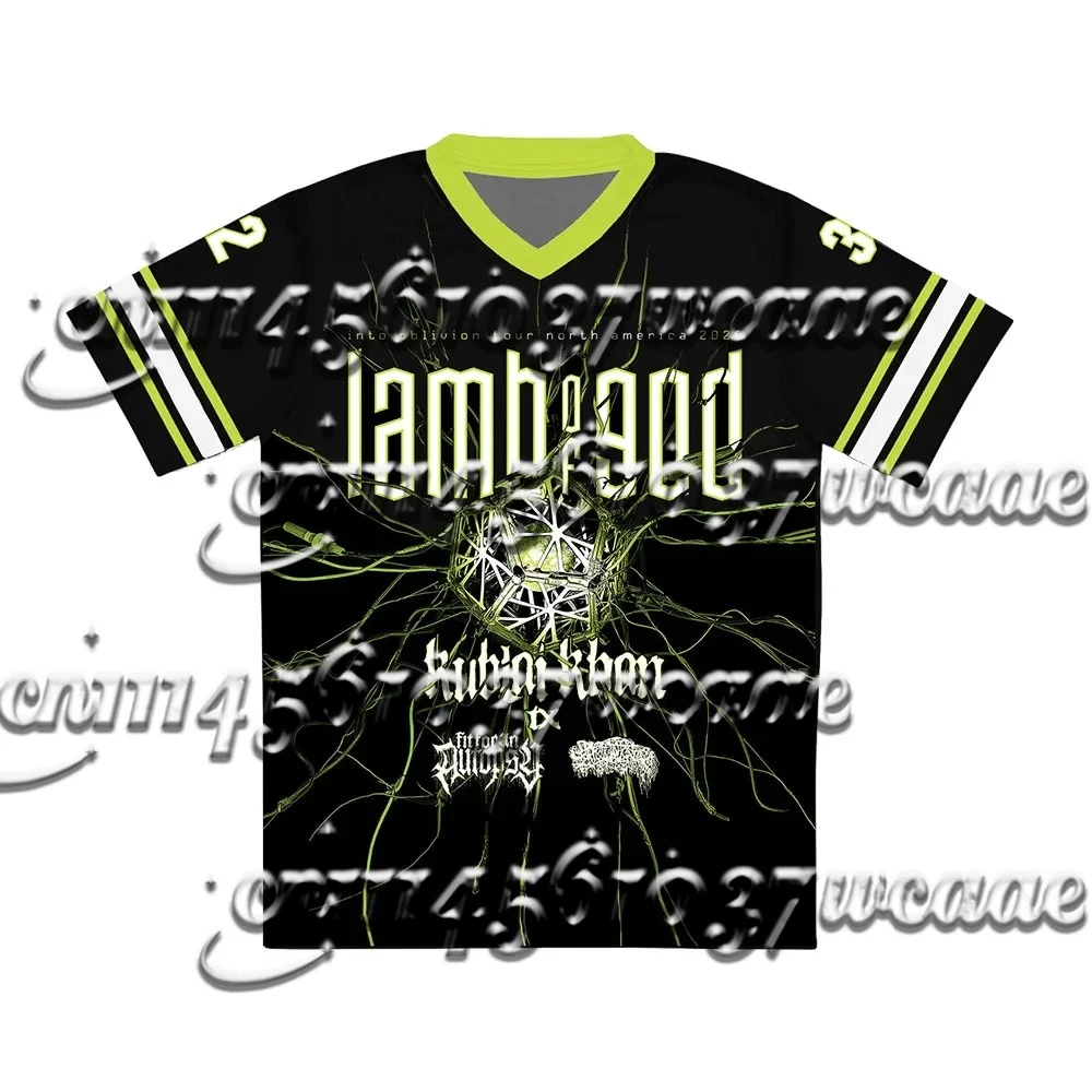 LAMB OF GOD Into Oblivion Tour 2026 Jersey Short Sleeve Loose Unisex T-shirt Heavy Mental Rock Band Tshirts TeesFamily Matching