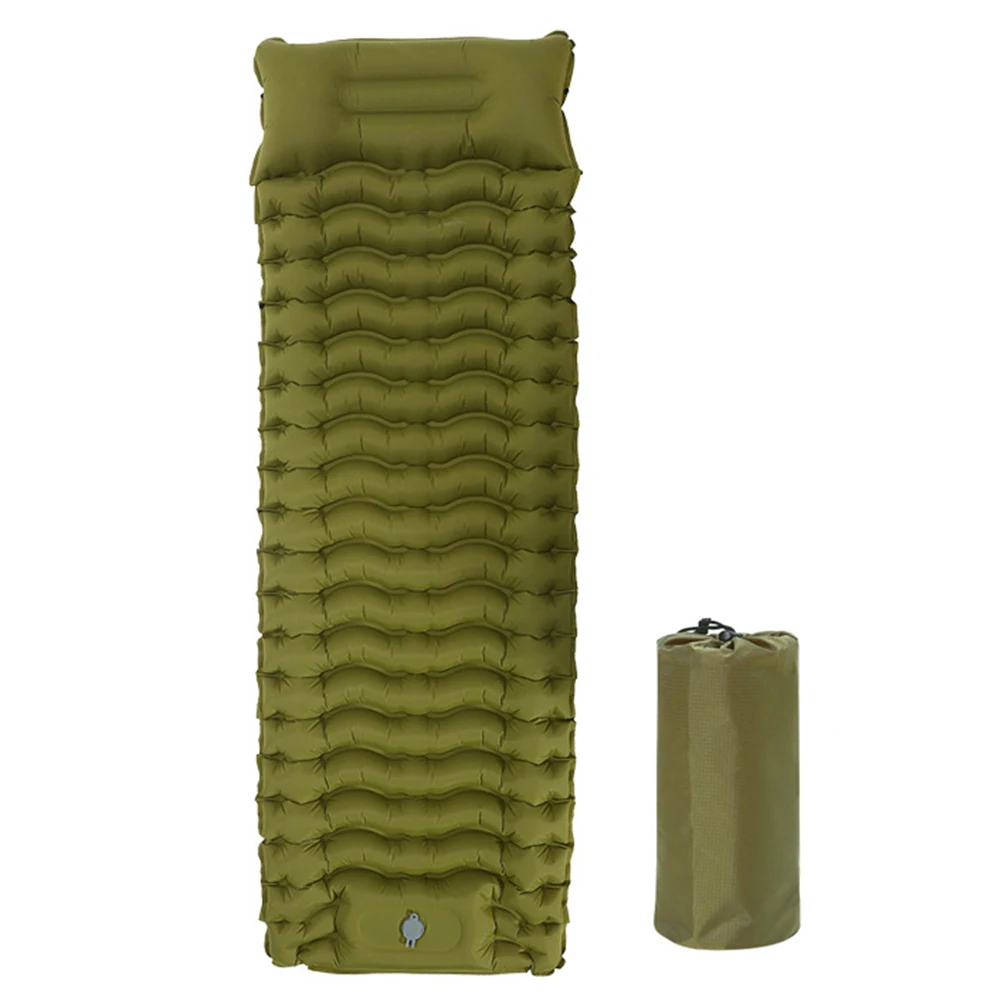 

11*11*26cm Foot Pump Mattress Lightweight Outdoor Air Mattress Versatile Double Bed Option Complete Camping Accessories
