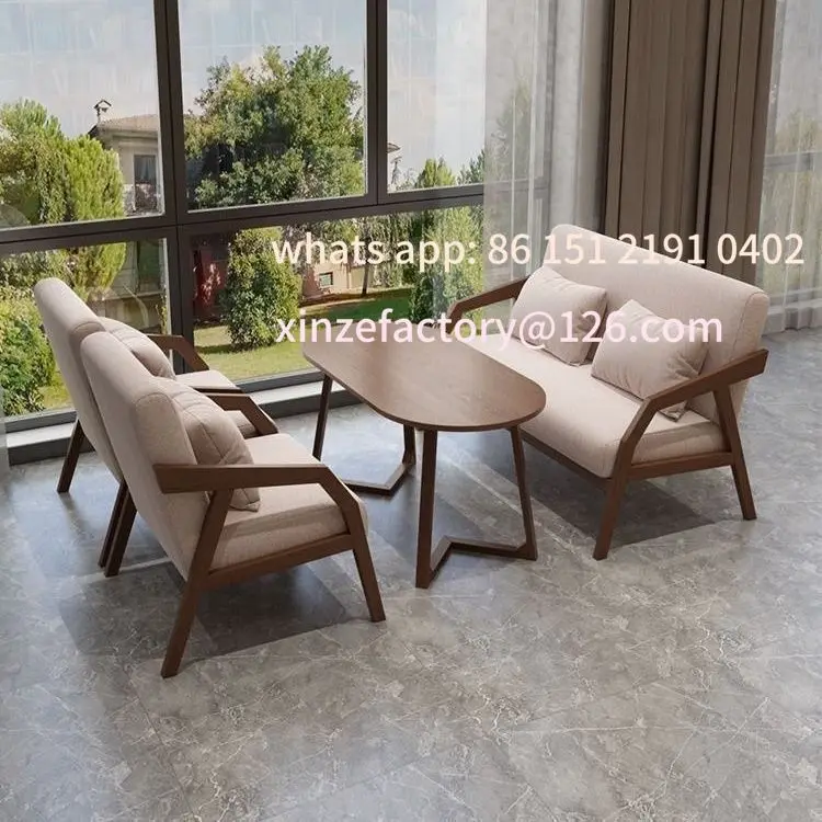 

Customizable Cafe Table and Chair Combination Tea House Reception