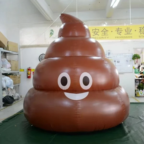 Expression model inflatable poo balloon decoration