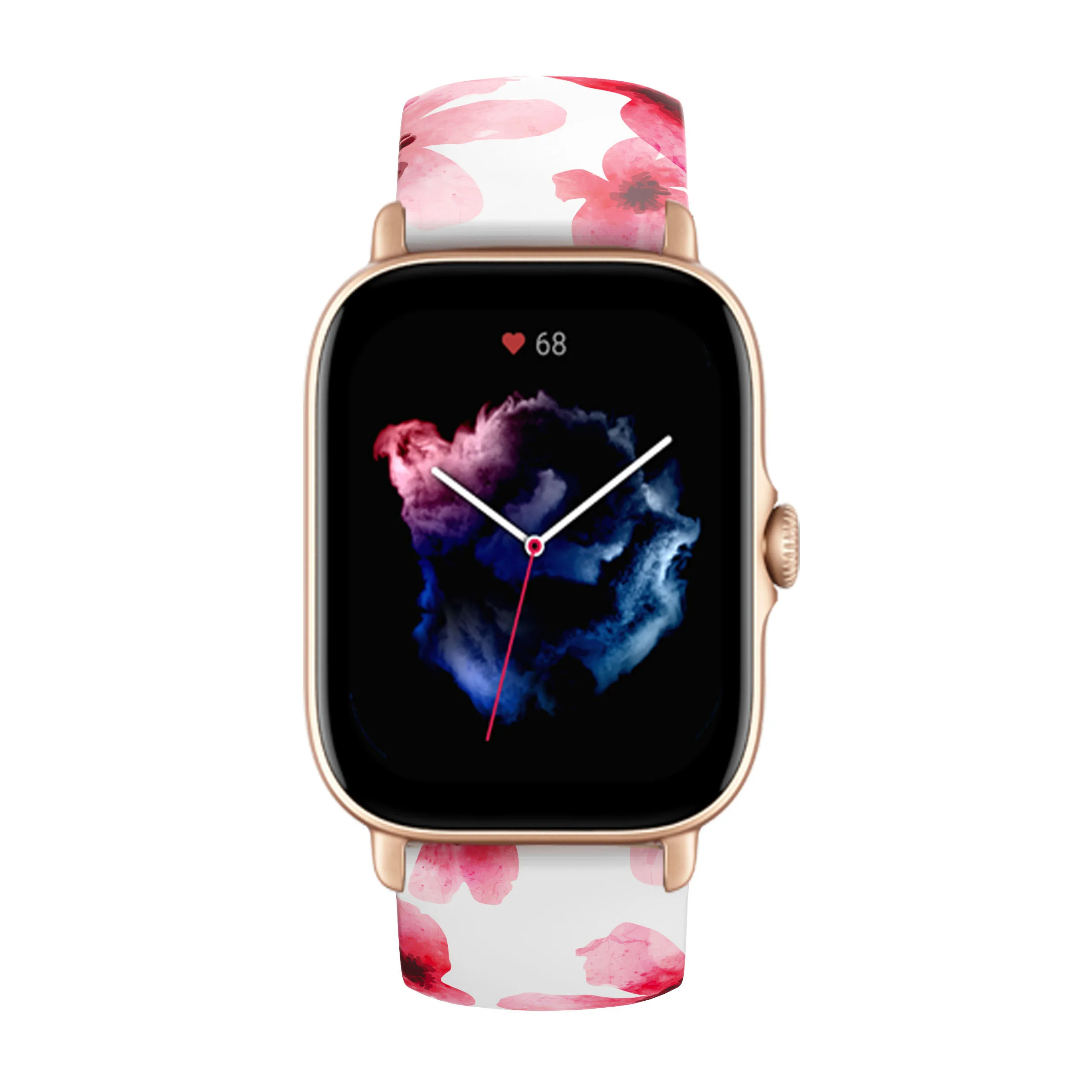 20mm Printing Watchband For Amazfit Active Bip 3/U Pro Strap Silicone Wristband Bracelet for Huami Amazfit GTS 4 2 2e 3/GTR Mini