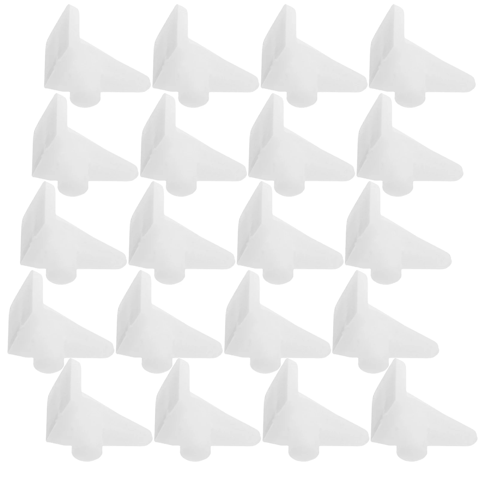 

50pcs Shelf Holders Bracket Closet Clips Corner Brace Plastic Wardrobe Cabinet Furniture Accessories Hardware Easy