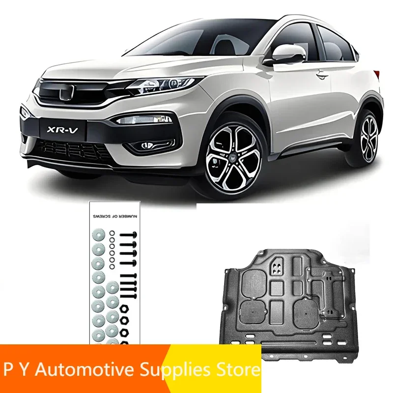 For Honda XR-V 2019-2022 1.5T 1.5L Engine Guard Board Splash Shield Mud Fender Plate Cover Black Car Mudflap Mudapron Mudguard