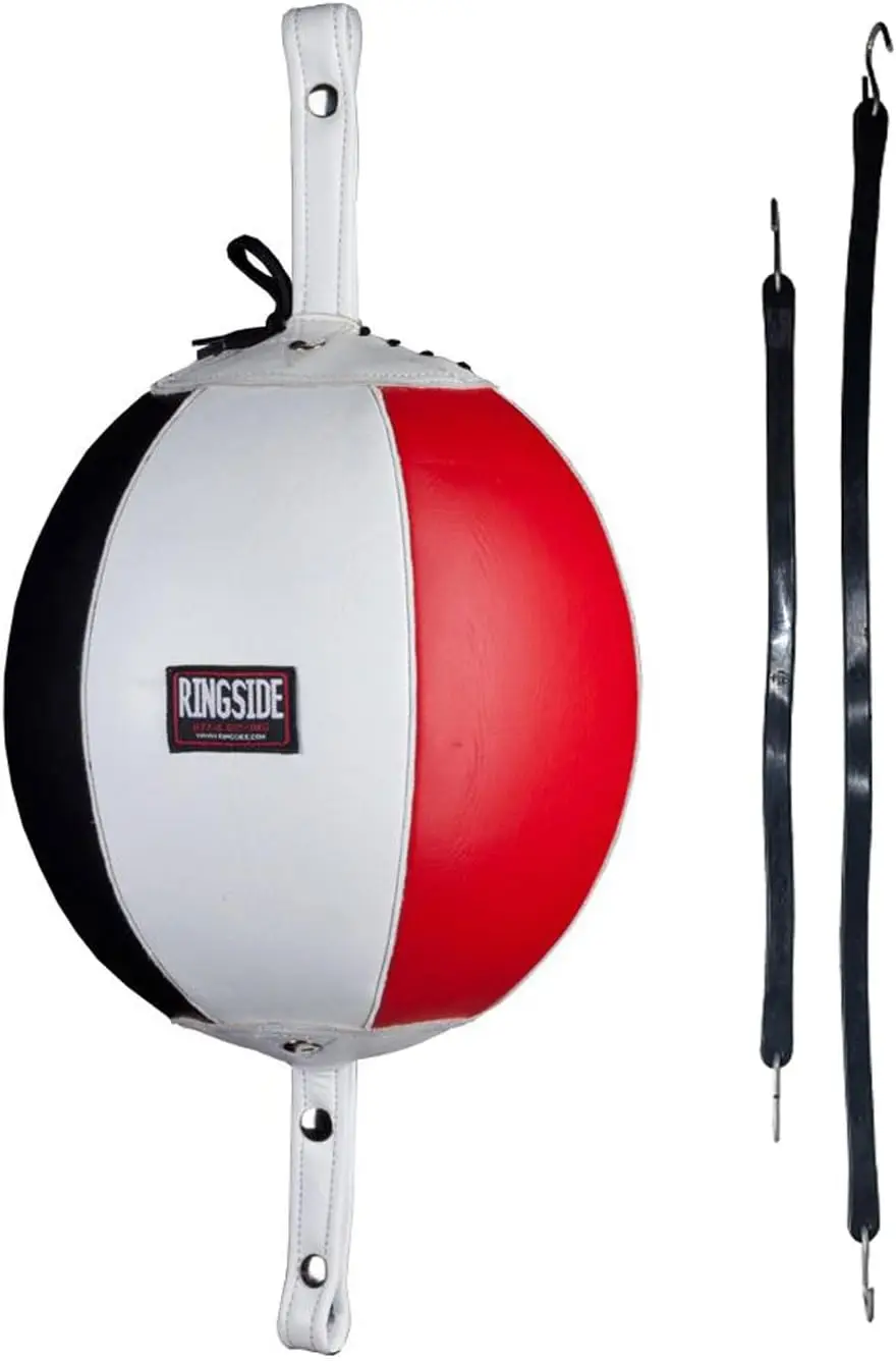 Leather Boxing Double End Bag for Training, Durable Punching Equipment