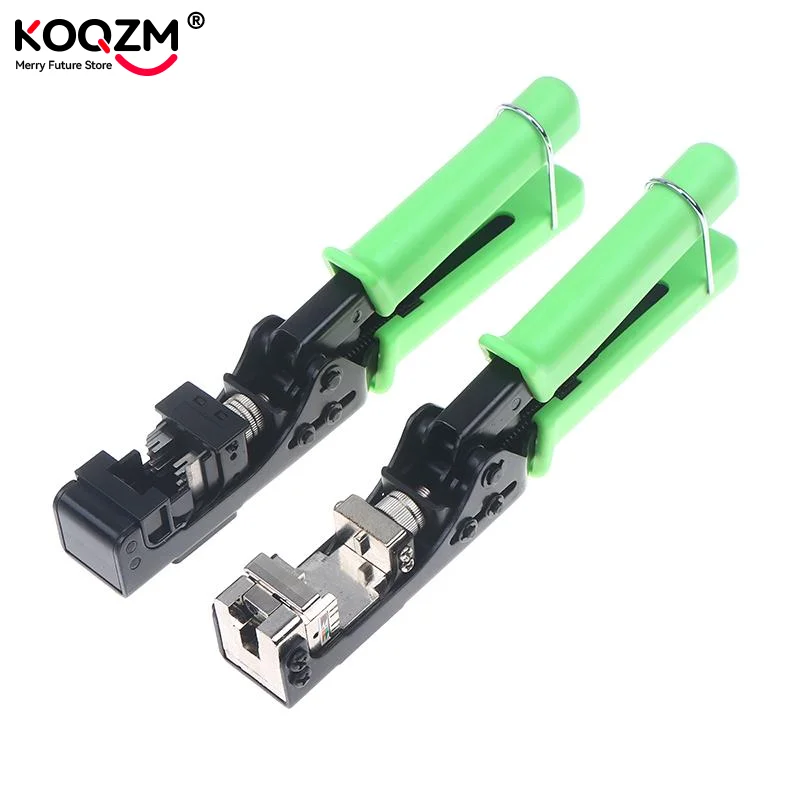 

180 ° Инструмент для быстрой установки сетевых модулей Jack Punch Down Tool, кусачки для проводов, для быстрой обжимки CAT5/CAT6