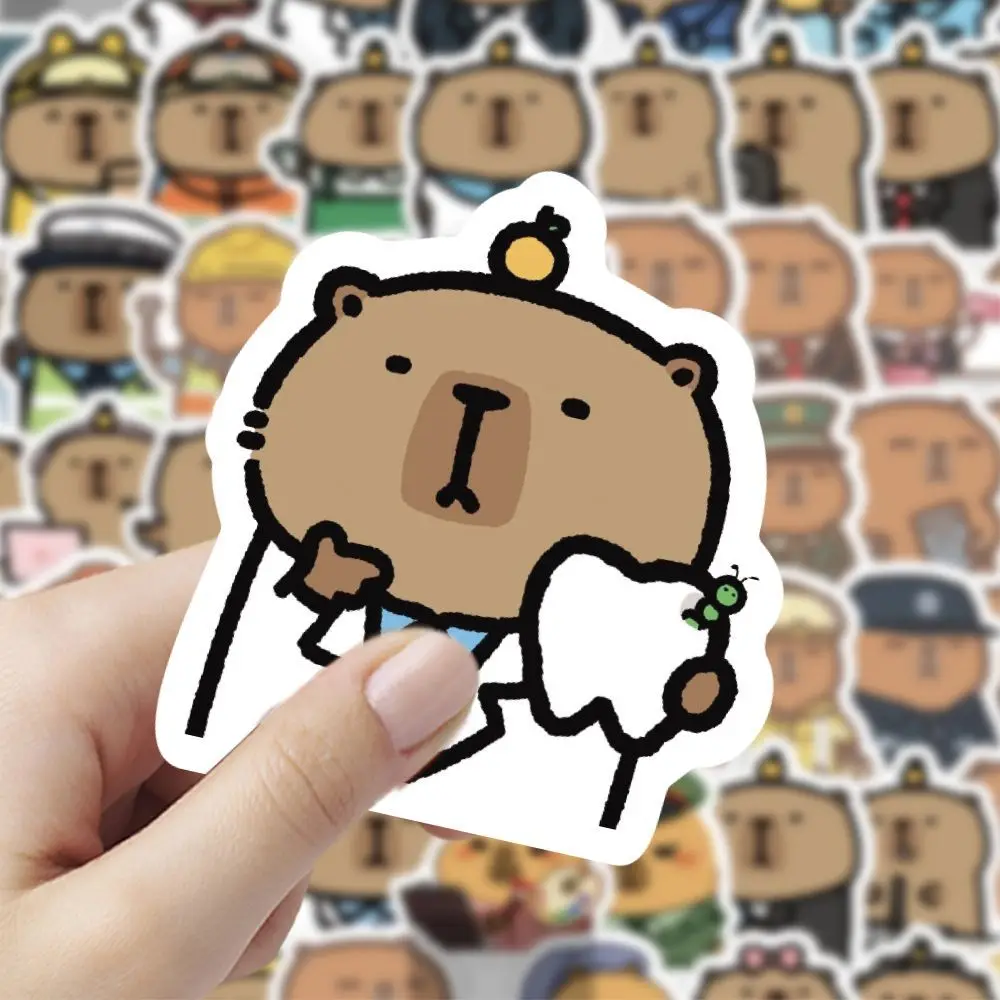 10/30/60/120Pcs Capybara Capibala Career sticker toys mobile phone notebook waterproof desktop decoration