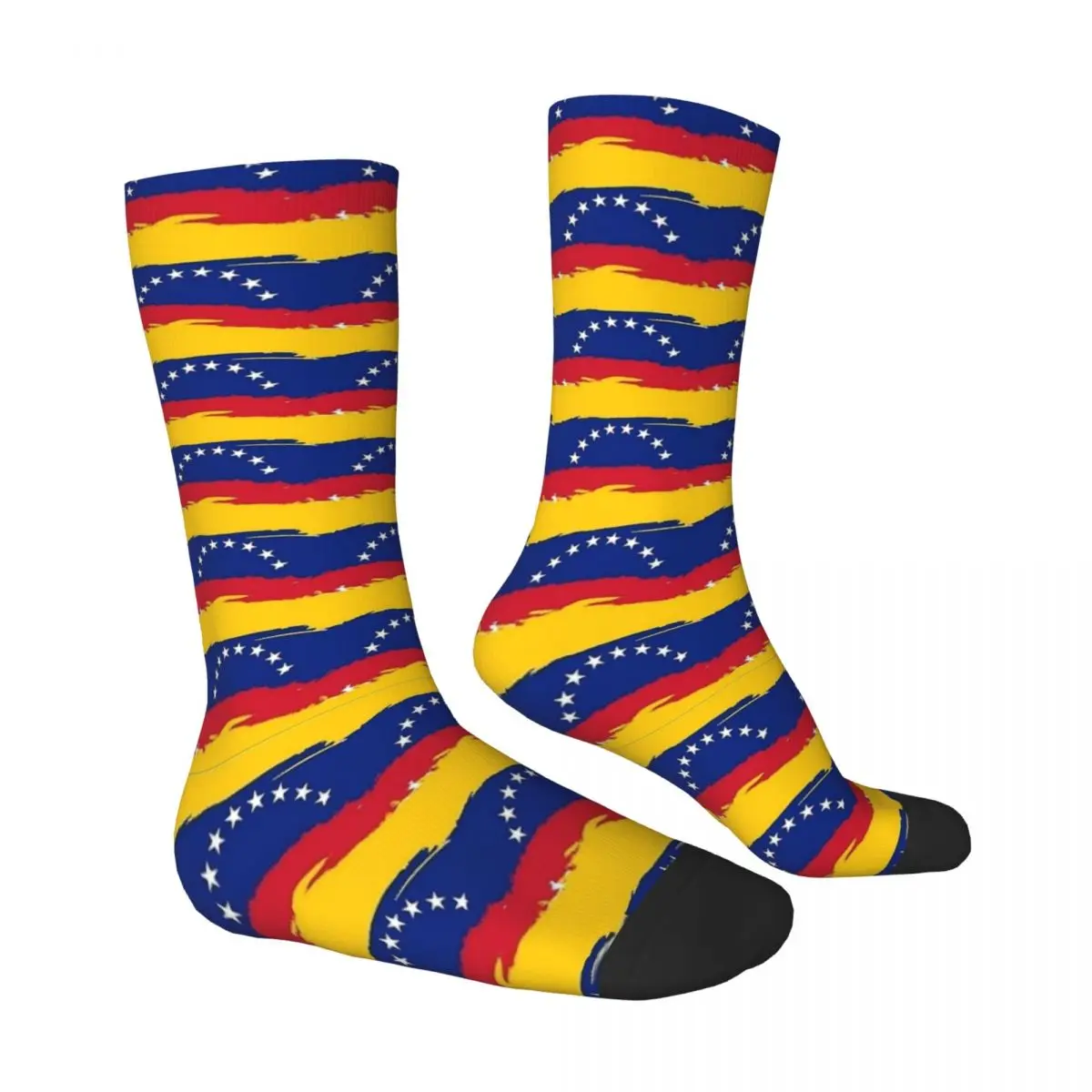 Flag Of Venezuela Socks Casual Stockings Winter Anti Slip Men Socks Warm Soft Design Outdoor Socks