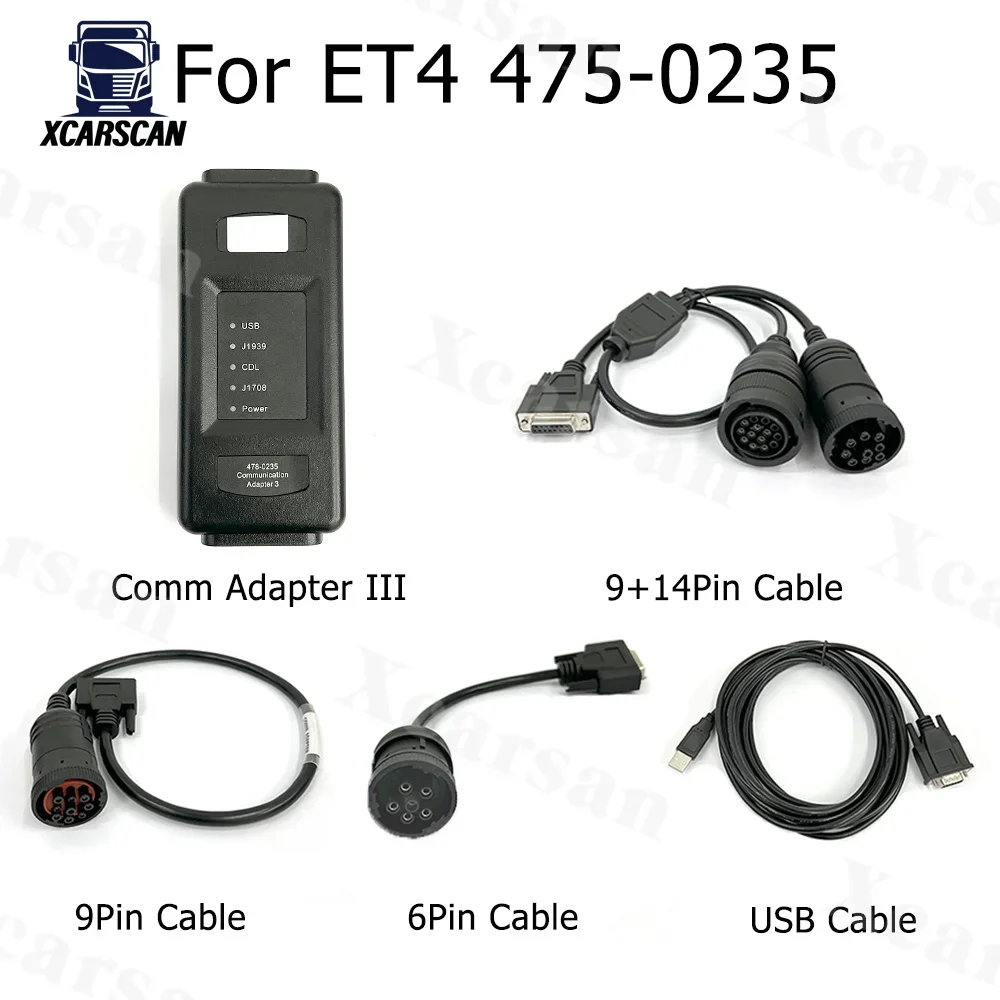 For ET4 478-0235 ET SIS 2023A Communication Adapter 4 Truck Excavator For ET4 Diagnostic Tool