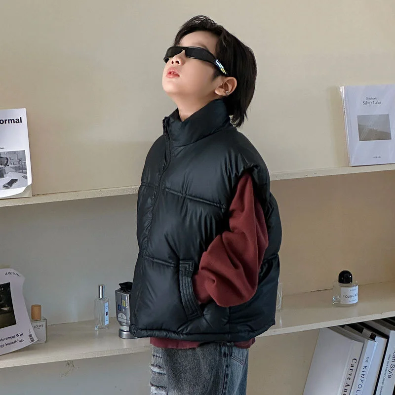 Gilet chaud d'hiver, veste coupe-vent pour garçons et filles, vêtements de sport de plein air pour enfants, cadeau de noël, nouvelle collection 2025