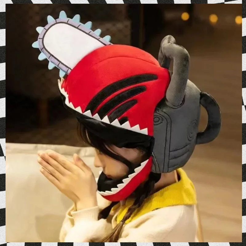 Anime Chainsaw Man Cosplay Prop Masker Denji Gezichtsmasker Pochita Hoofddeksels Maskerade Halloween Party Custom Cosplay Gift Xams