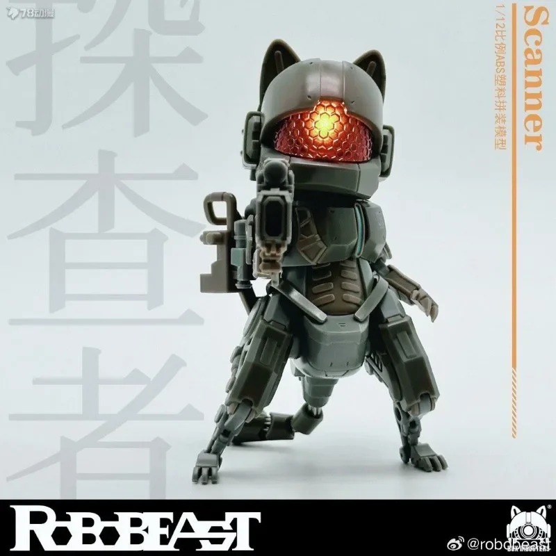 Spot Supply ROBOBEAST Originele BOX INDUSTERS Serie Investigator Neko Action Figure Assembly Model Speelgoed Model Cadeaus voor jongens