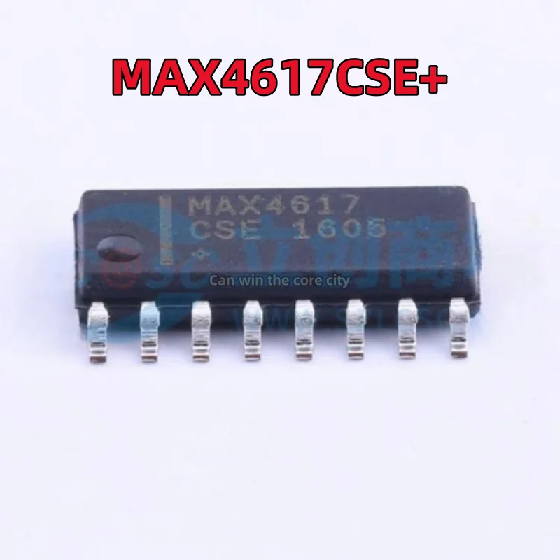 5-100 PZ/LOTTO Nuovissimo MAX4617CSE + MAX4617CSE Patch SOIC-16 Interruttore/multiplexer analogico