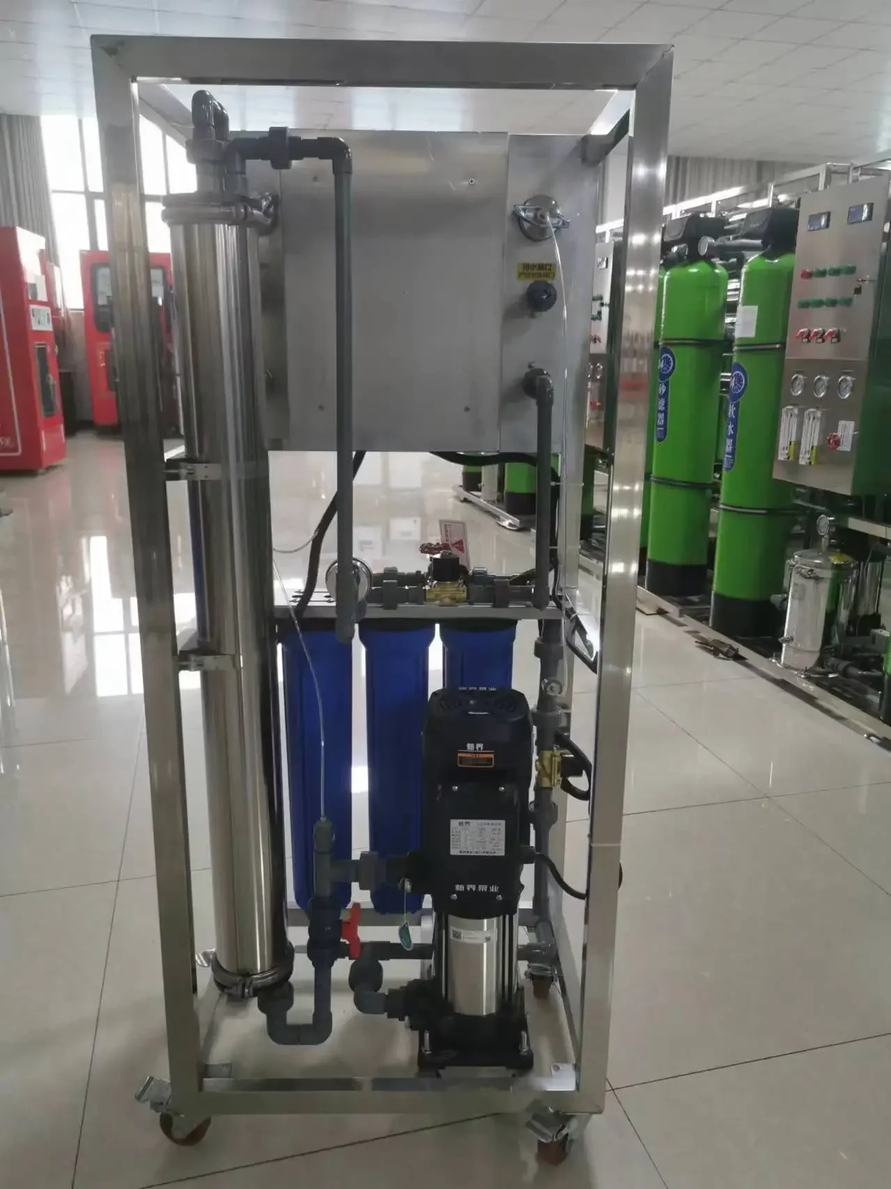 250LPH Commercial RO Water Purification Equipment 500LPH Water Production Station Equipment
