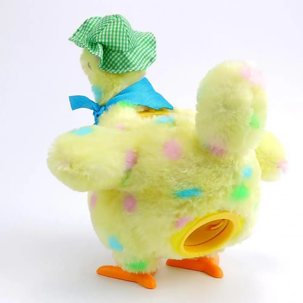 

Children Musical Cartoon Chicken Hen Laying Eggs Toy Singing Swinging Gifts Doll