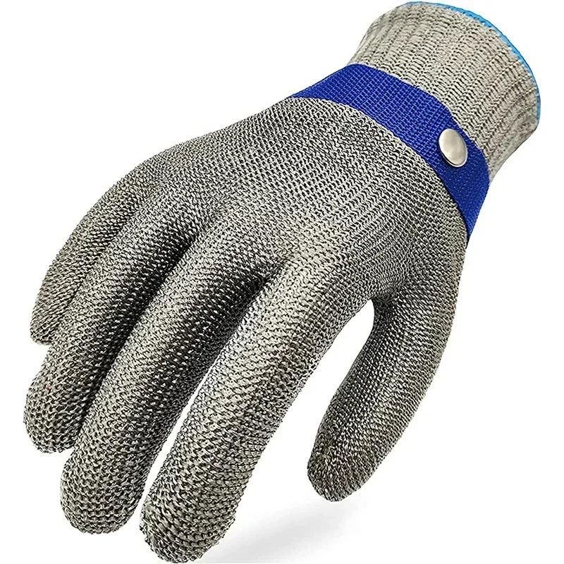 Cut Resistant Glove Stainless Steel Mesh Metal Gloves Working Safety Anti-cut Slaughter Butcher Cutting Fish-killing Iron Glove