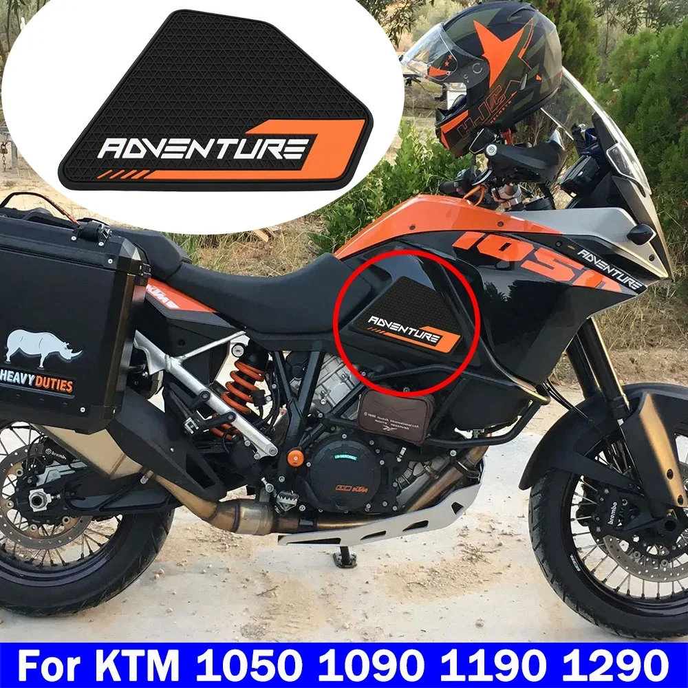 

For KTM 1050 ADV 1090 1190 ADV R 1290 SUPER ADV R/S/T DUKE 690 Motorcycle Sticker Side Tank Pad Protection Knee Anti-slip