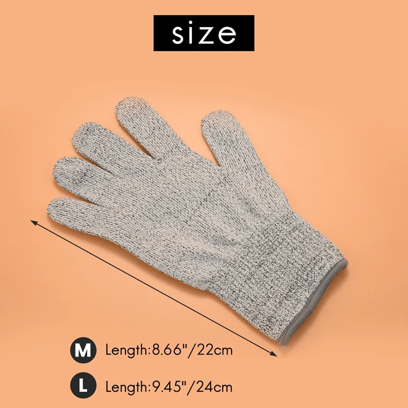 Ingenious-2 Pairs Cut Resistant Gloves Food Grade Level 5 ,Kitchen For Oyster