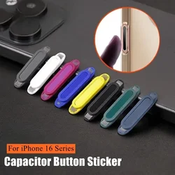 For iPhone 16 17 Pro Max Silicone Soft Camera Control Capture Button Case 1 Pieces Stickers Phone Accessories For iPhone 16 Plus