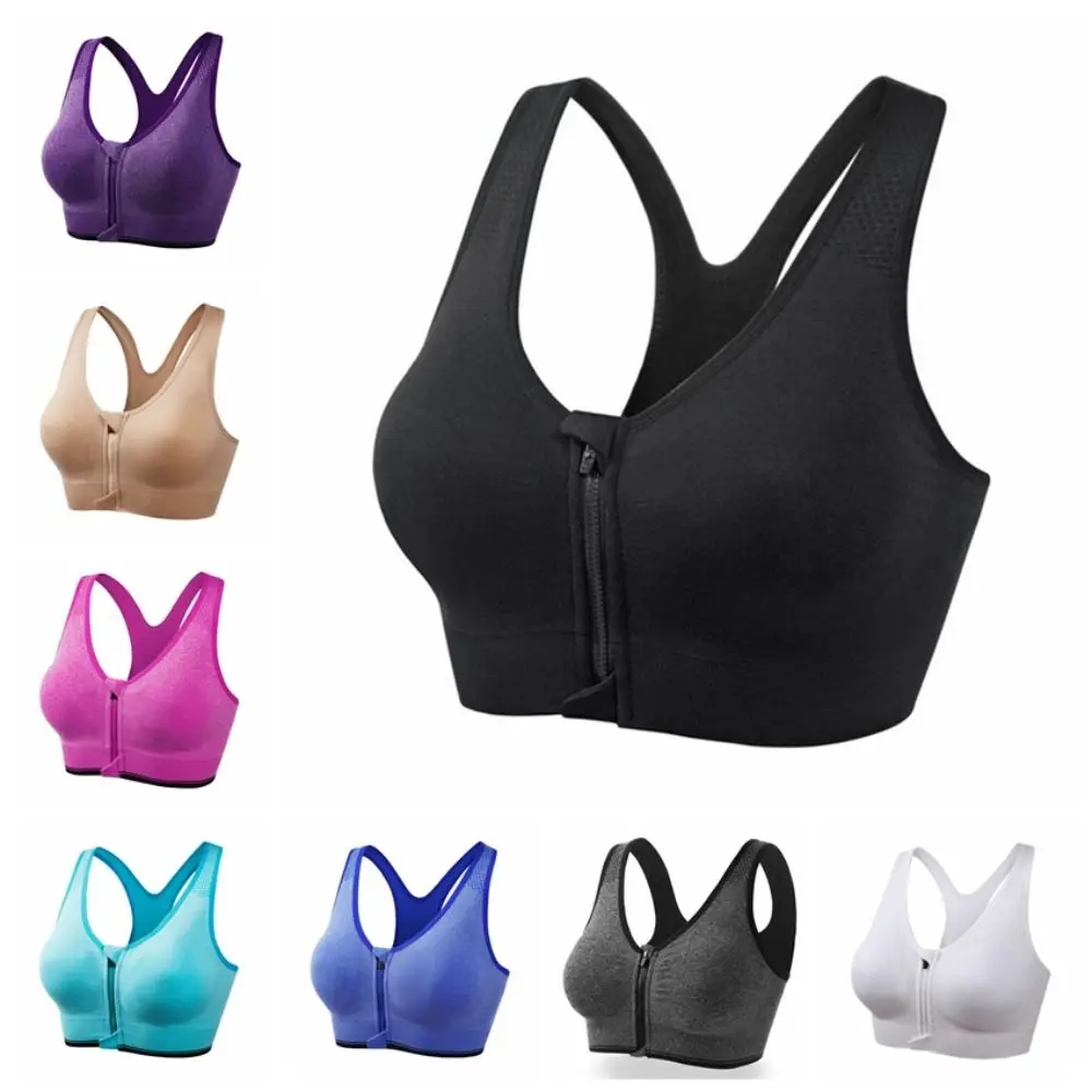 Non-steel Ring Sports Bra Top Quick-drying High Shockproof Yoga Bra Breathable Hollow Out Women Active Bra Ladies