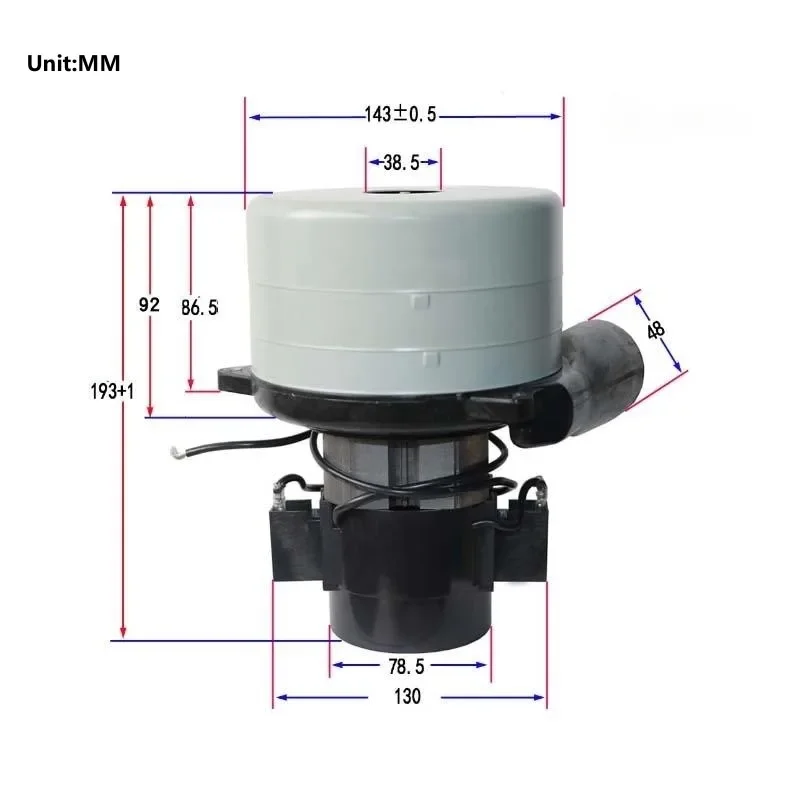 220V/24V/36V 1200W /600W für AMETEK Philips Midea Haier Rowenta Staubsauger Motor Waschmaschine Motor Saugmotor