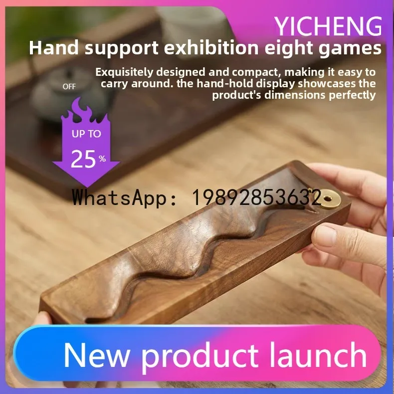 

SLT Black Walnut Backflow Aromatherapy Stove Creative Ornament Household Wooden Solid Wood Agarwood Thread Stove