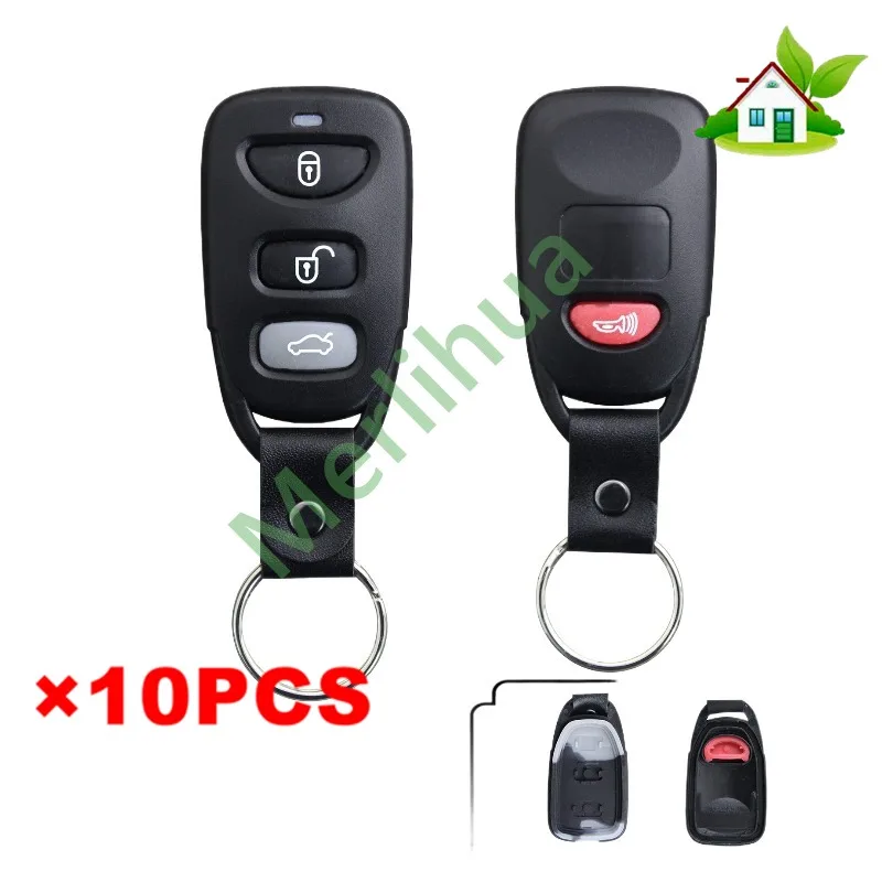 FOR Hyundai Kia Car 3+1 Buttons Remote Key Fob Shell, Spare Replacement Key Housing Without Circuit Board & Chip