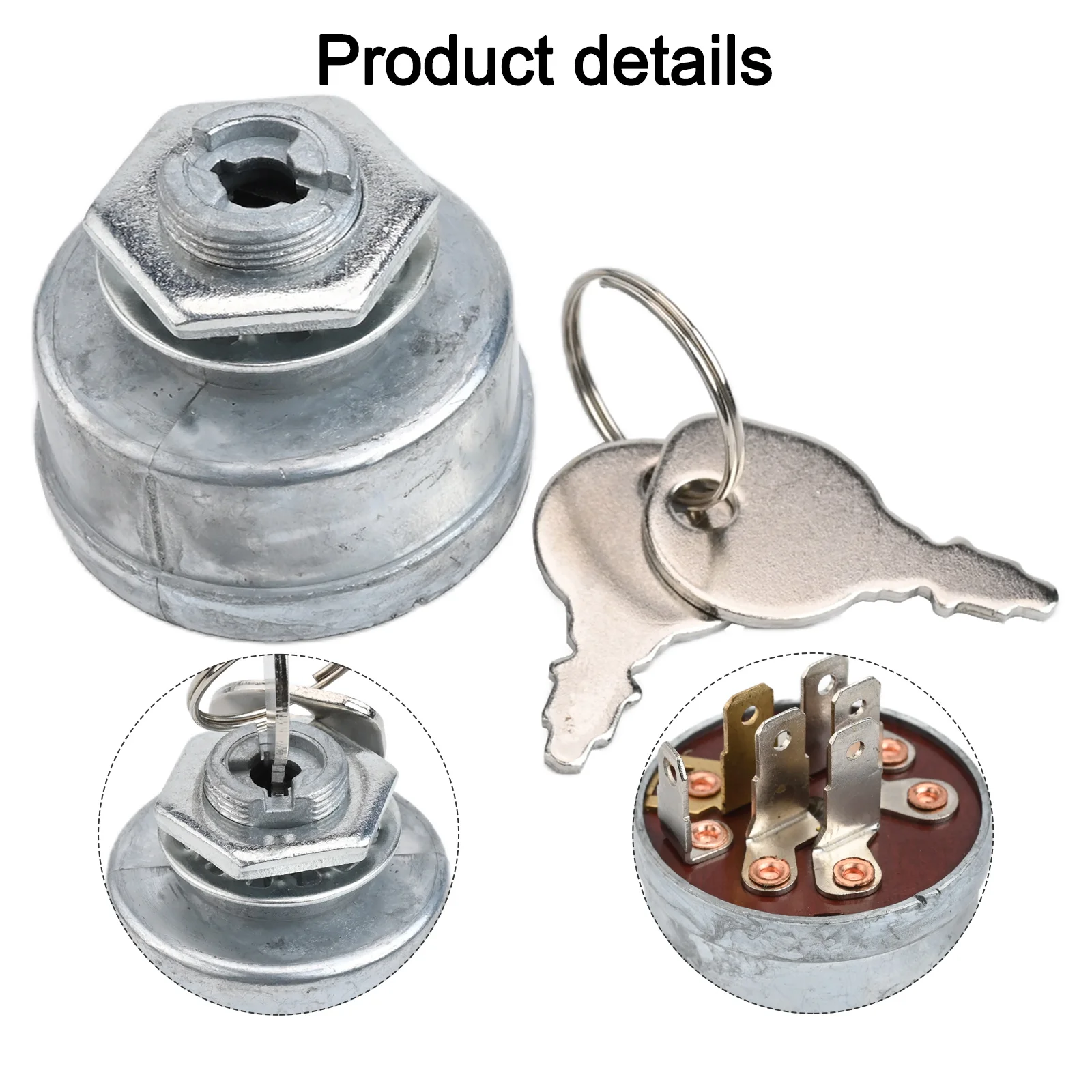 IS500Z Switch Ignition Switch Garden Maintenance Rugged Material User-friendly Installation Accidental Activation Prevention
