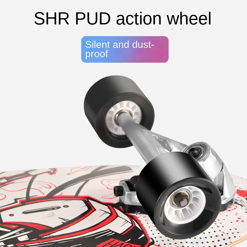 لوح التزلج على الأرض CX7 فرشاة الجسر للمبتدئين في الشوارع لركوب الأمواج بأربع عجلات لو تشونغ #2