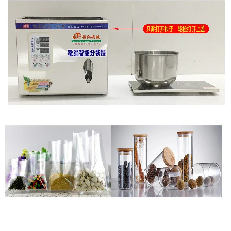 Máquina envasadora de té en bolsas Medición automática de la máquina envasadora de partículas 1-30 g