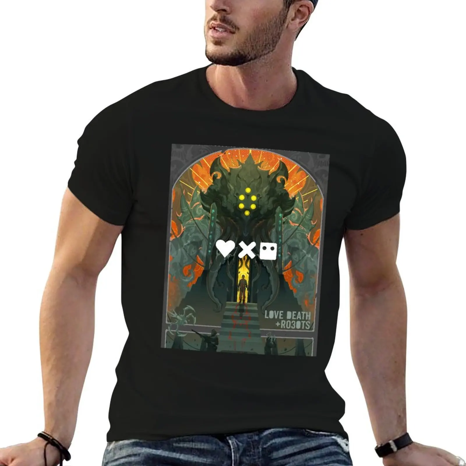 

Love death & robots T-Shirt essential t shirt funny t shirts cotton T-Shirt