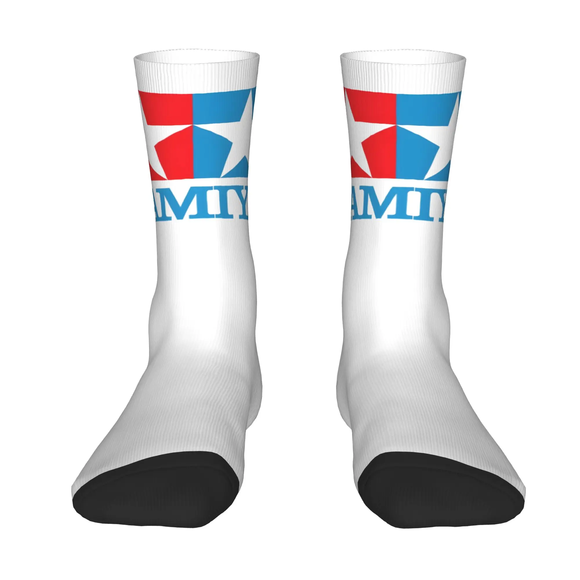 Custom Tamiyas Mens Crew Socks Unisex Fun Classic Logo Spring Summer Autumn Winter Dress Socks