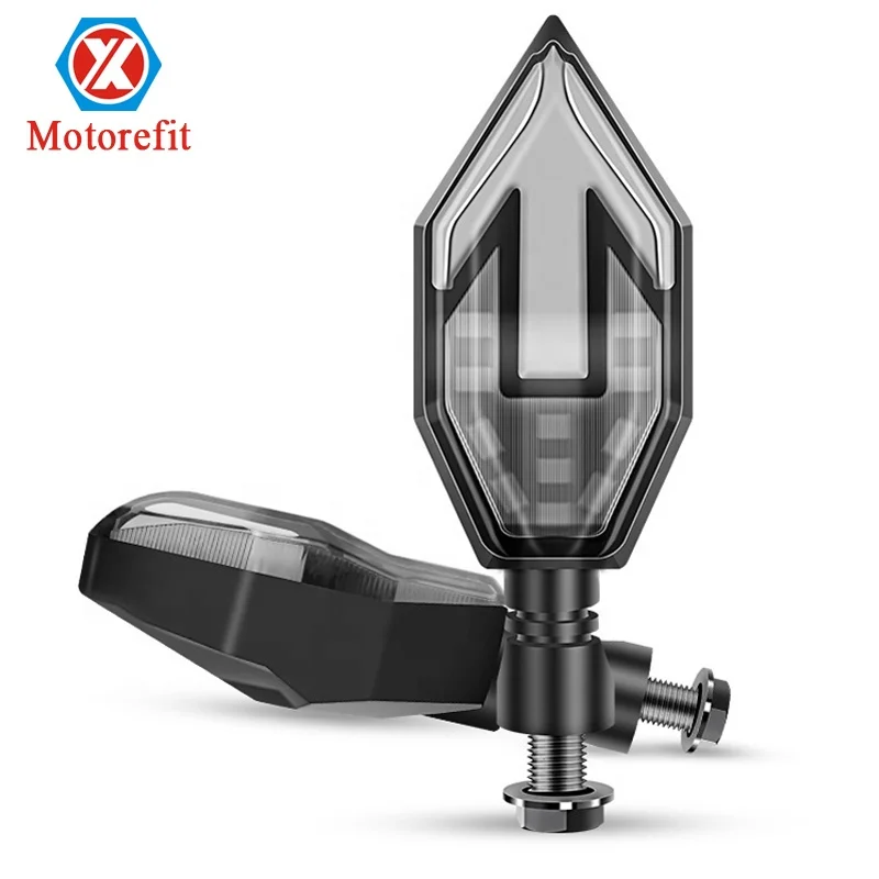 Motorcycle running water arrow LED refitting turn signal daytime running signal light