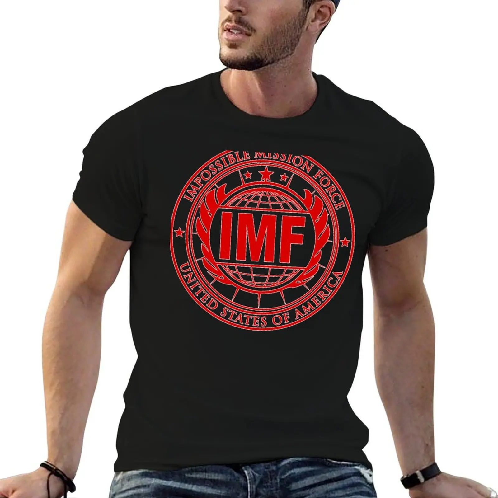 IMF MISSION IMPOSSIBLE T-Shirt anime t shirts for a boy man t shirt mens graphic t-shirts anime